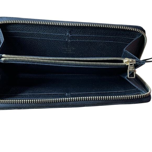 301. Louis Vuitton Empreinte Clemence Wallet Black - Picture 3 of 4